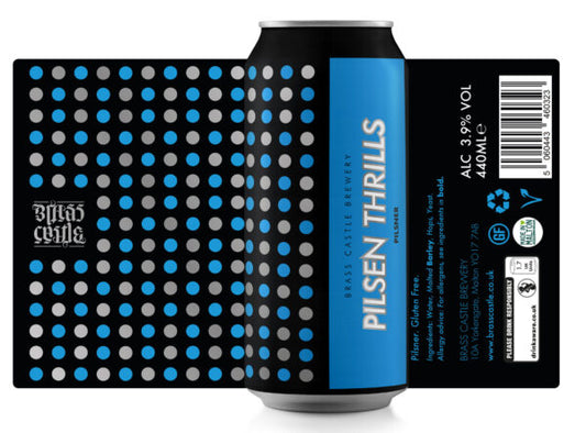 Brass Castle Pilsen Thrills 3.9% Can