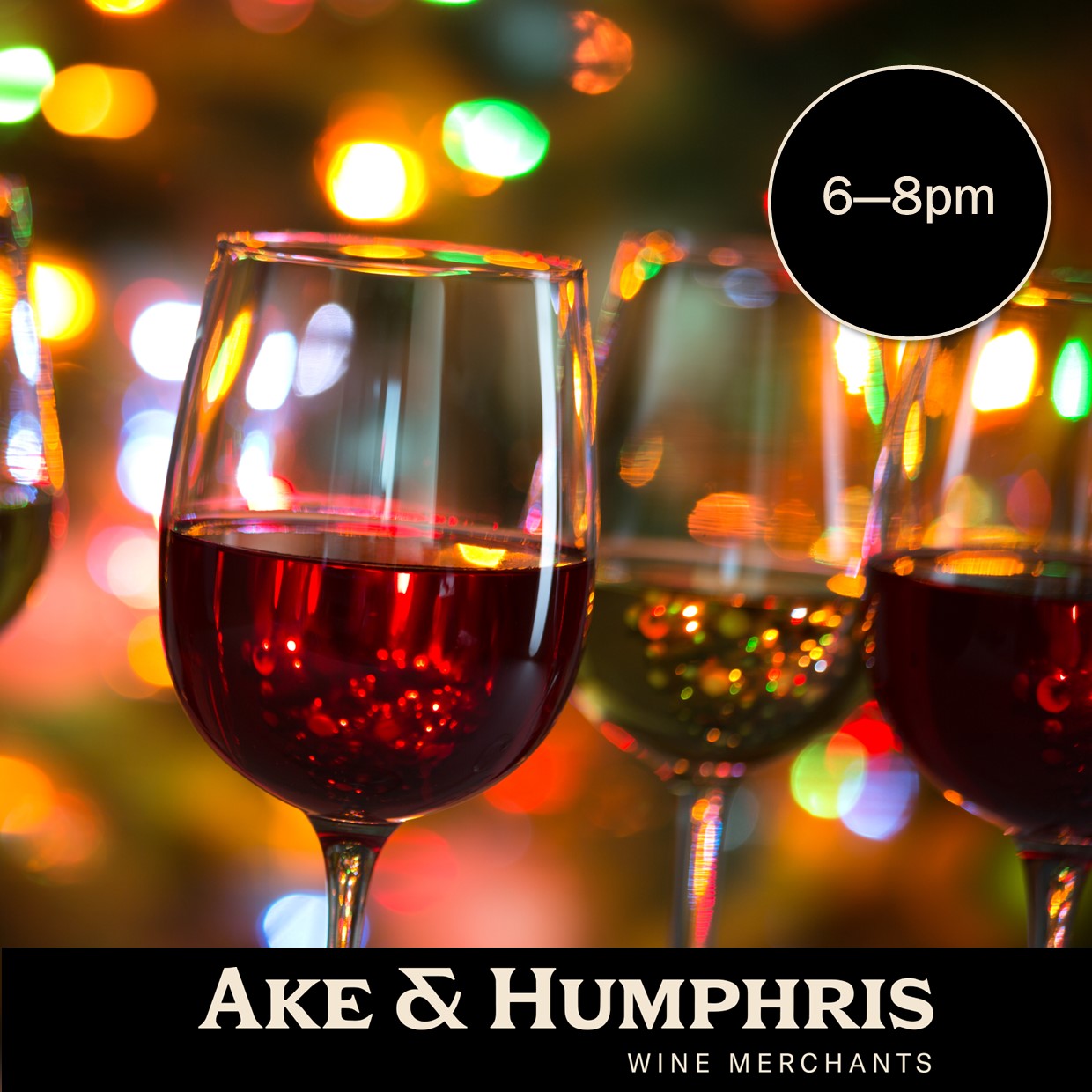 A&H Christmas Wine Fair evening session 6-8pm